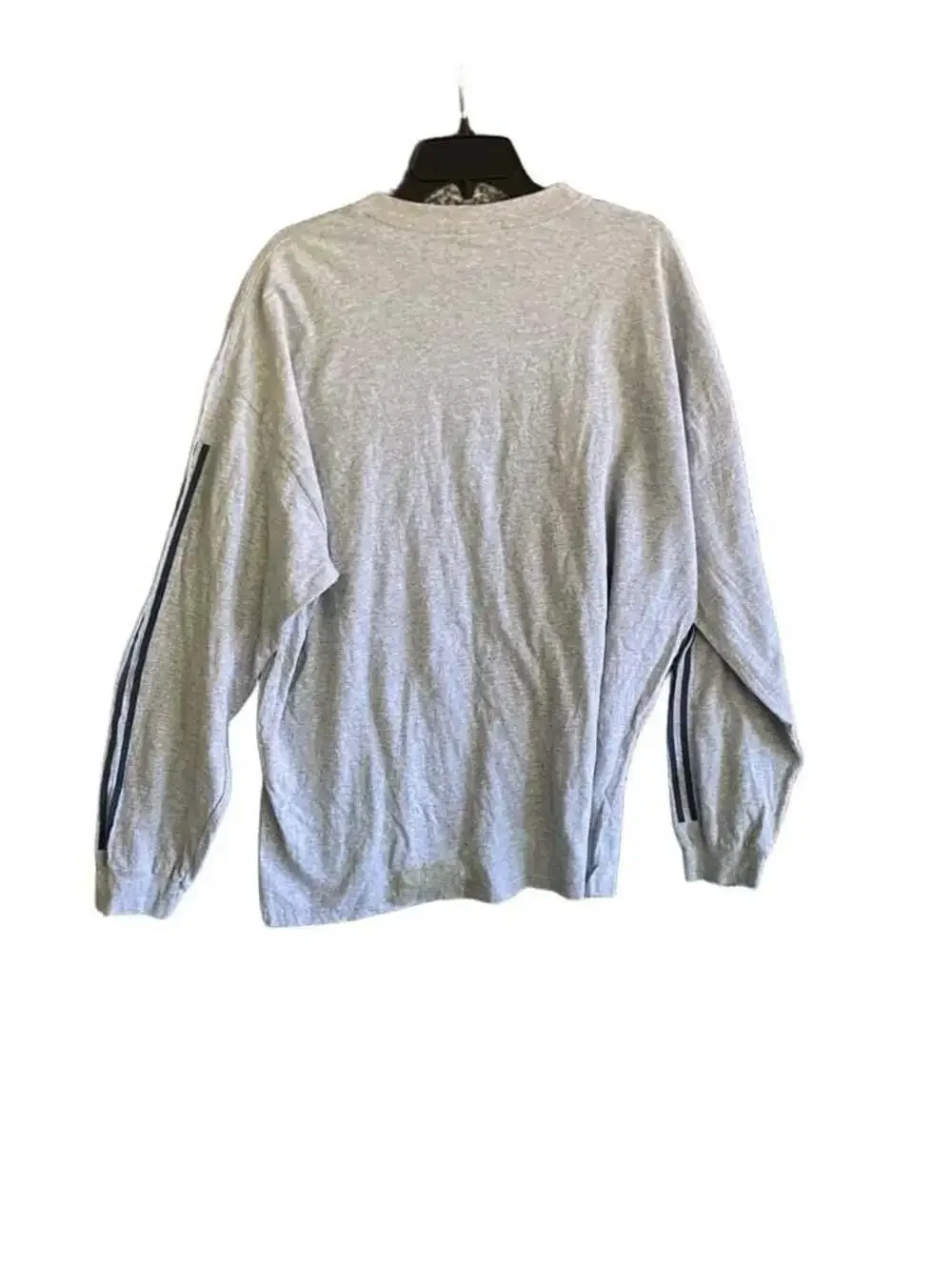 Vintage Adidas Long Sleeve Graphic Shirt Grey Impossible Is Nothing